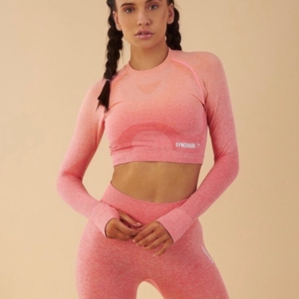 Ombré Gymshark Crop Top
